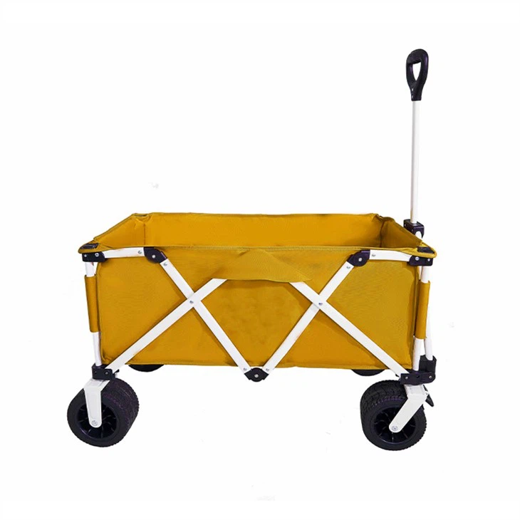 Durable Metal Frame Outdoor Folding Utility Wagon Cart